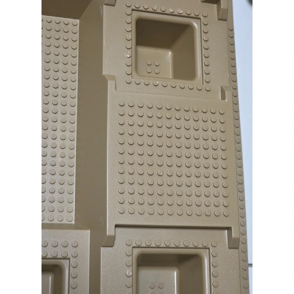 LEGO Dark Tan Raised Baseplate 32x48x6 (dots) with Level Front 7327 7627